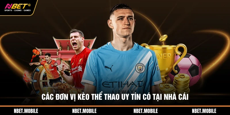 Các đơn vị kèo thể thao uy tín có tại nhà cái