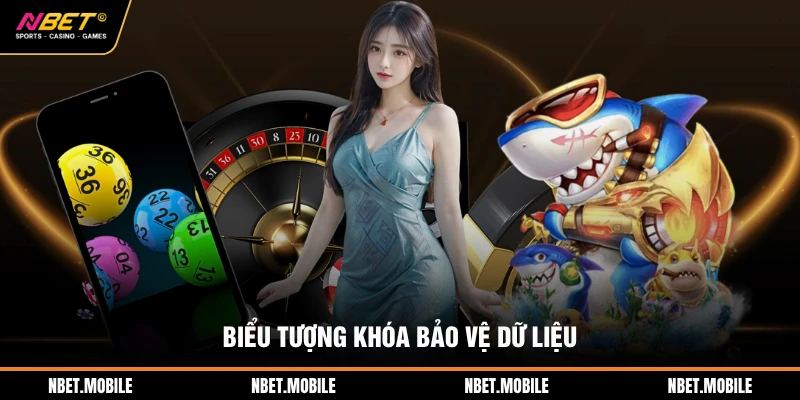 Biểu tượng khóa bảo vệ dữ liệu